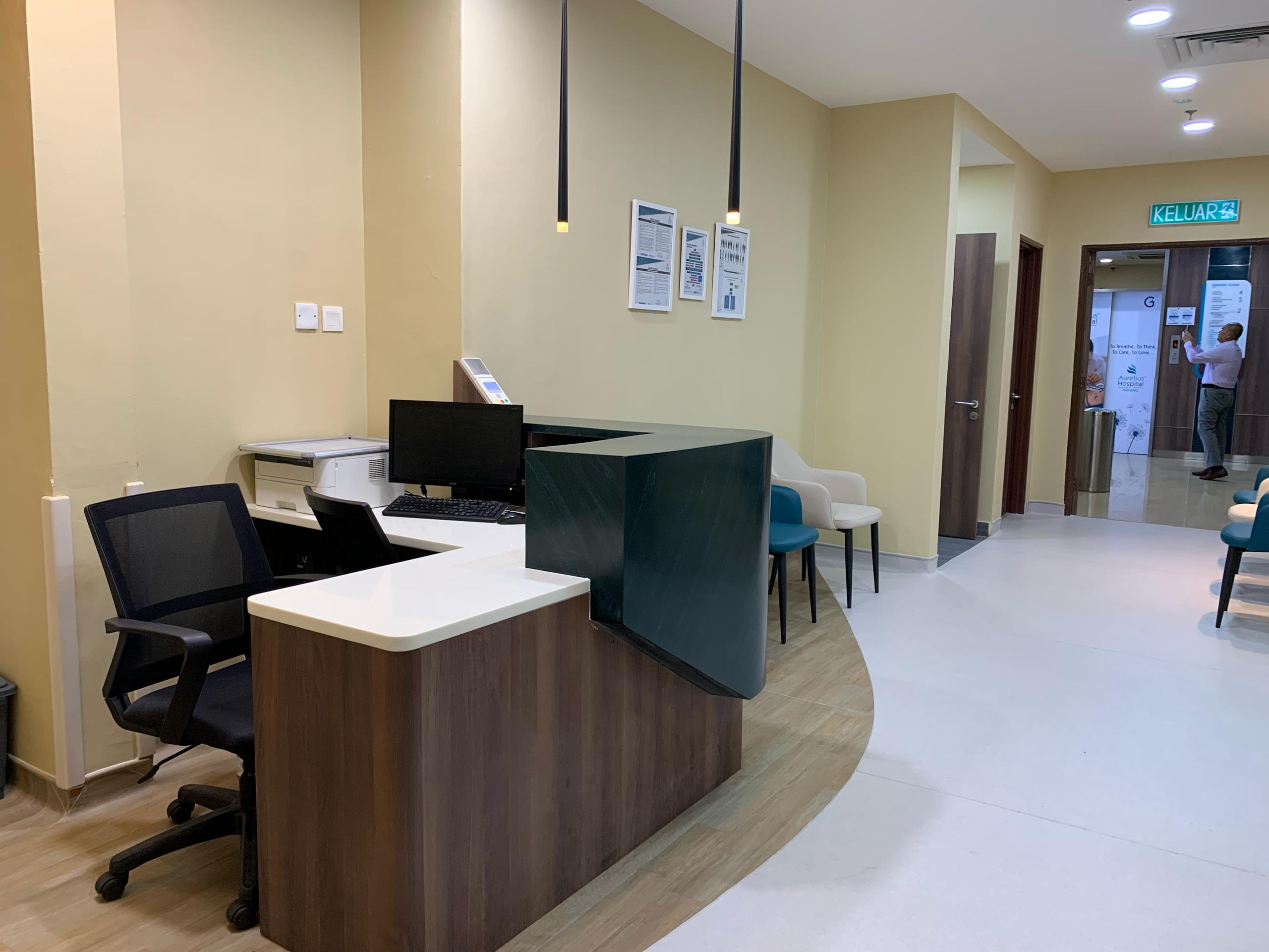 Ward Reception and Waiting Area